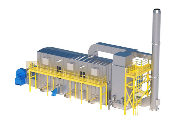 三床蓄熱式熱氧化爐設備